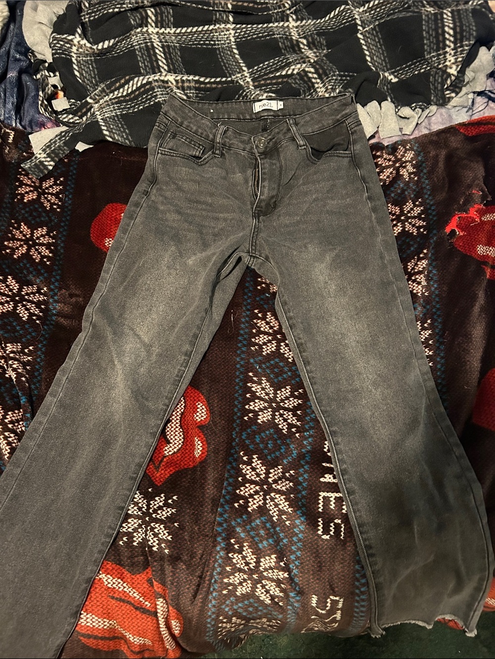 Rue21 Gray Flared Jeans